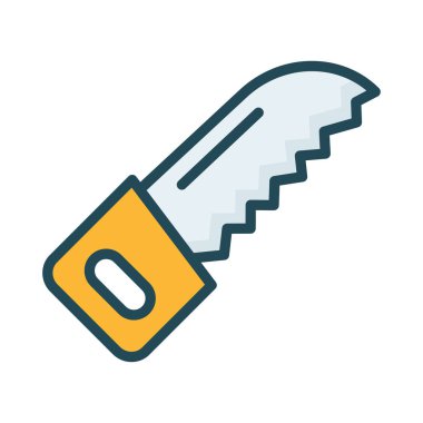 düz simgesi beyaz arka plan, vektör, illüstrasyon izole el kılavuzu gördüm