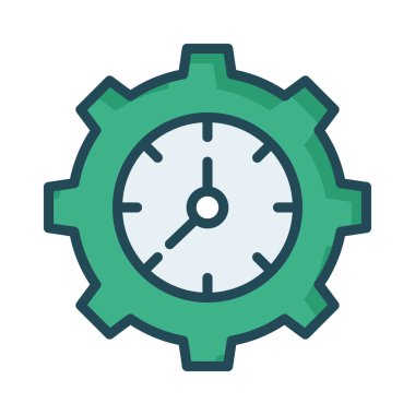 süreç geliştirme zaman vektör çizim 