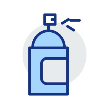 sprey şişe boya vektör çizim 