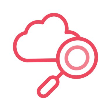 Arama simgesi vektör illüstrasyonu 