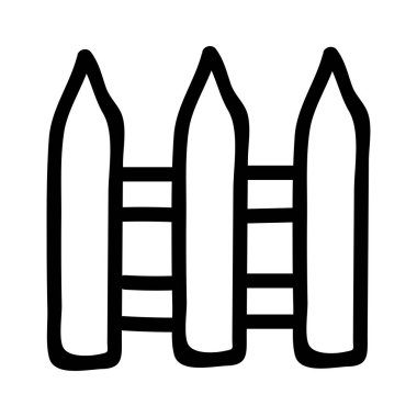 Beyaz arka plan, vektör, illüstrasyon izole çit düz simgesi