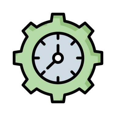 süreç geliştirme zaman vektör çizim 