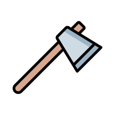 balta Hatchet inşaat vektör çizim 