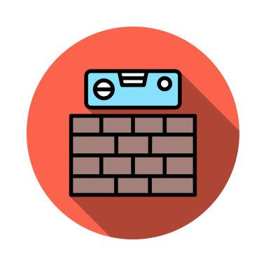 duvar tuğla düzey vektör çizim 