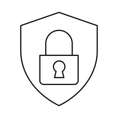 koruma güvenli özel vektör çizim 