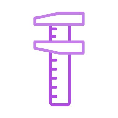 Cetvel ölçü mimar vektör çizim 