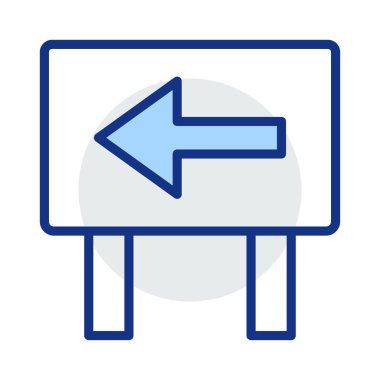 ok yönünü kurulu vektör çizim 