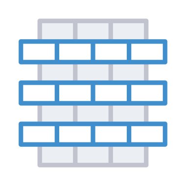 tuğla duvar inşaat vektör çizim 