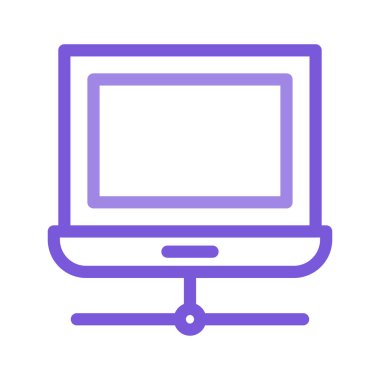 Ekran simge vektör çizim 