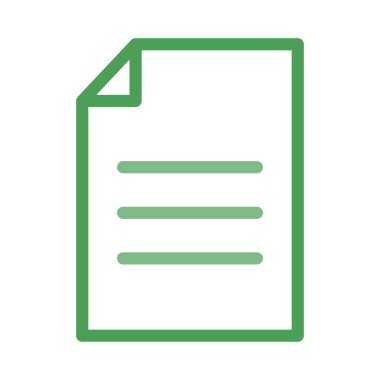 belge web simgesi vektör illüstrasyonu 