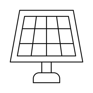 güneş paneli enerji vektör çizim 
