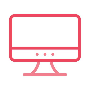 Bilgisayar ekran web simge vektör çizim 
