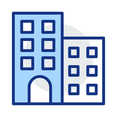 bina inşaat daire vektör çizim 