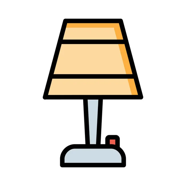 Lampa Lampa Ljus Vektorillustration — Stock vektor