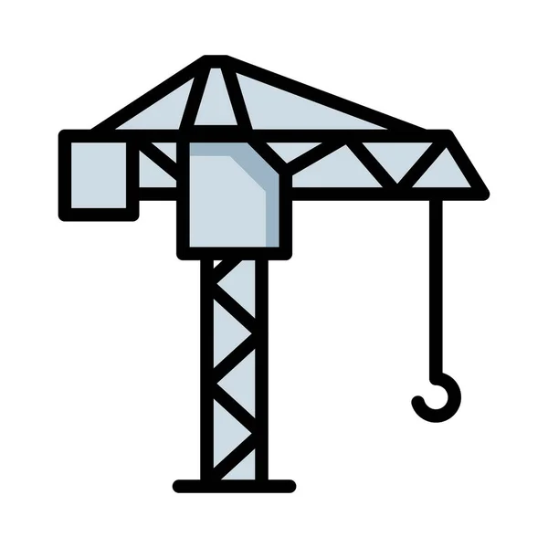 Векторная Иллюстрация Крановых Подъемников — стоковый вектор