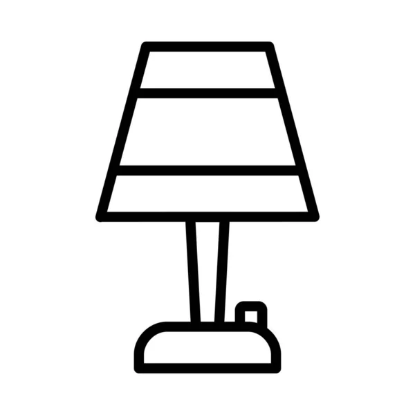 Lampa Lampa Ljus Vektorillustration — Stock vektor