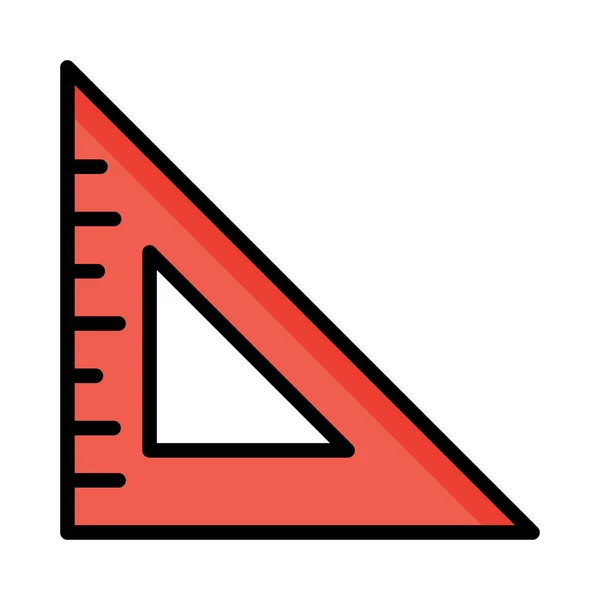 Winkelmesser Messen Geometrie Vektor Illustration — Stockvektor