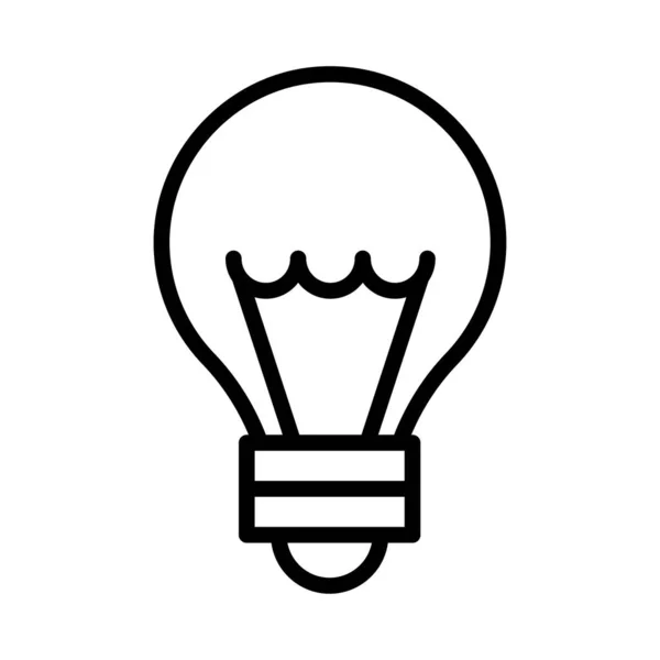 Lampe Ampoule Illustration Vectorielle Lumière — Image vectorielle