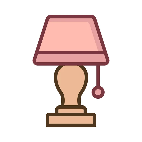 Lamp Lampa Vektor Illustration — Stock vektor