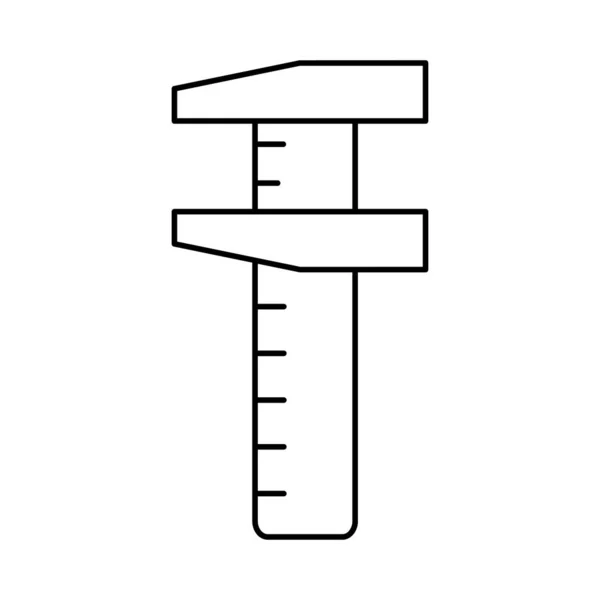 标尺测量建筑师向量例证 — 图库矢量图片