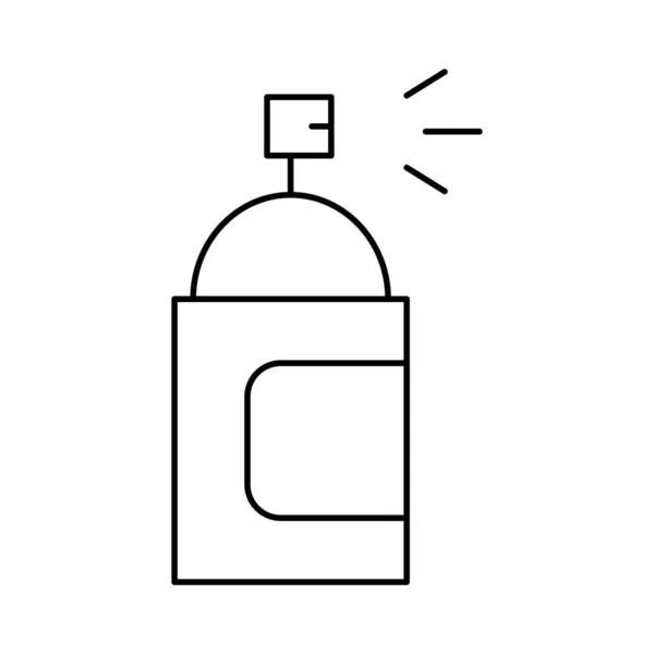 Spray Flaska Måla Vektorillustration — Stock vektor