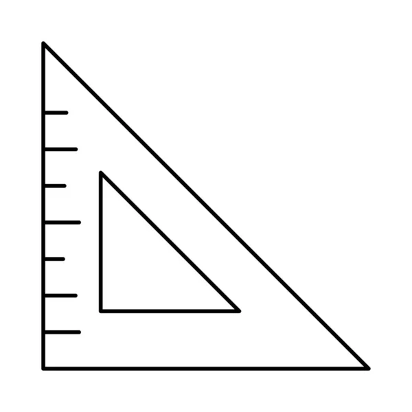 Winkelmesser Flaches Symbol Isoliert Auf Weißem Hintergrund Vektor Illustration — Stockvektor