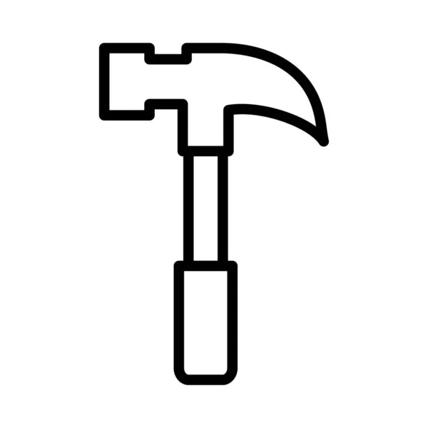 Hammer Reparatur Beheben Vektor Illustration — Stockvektor