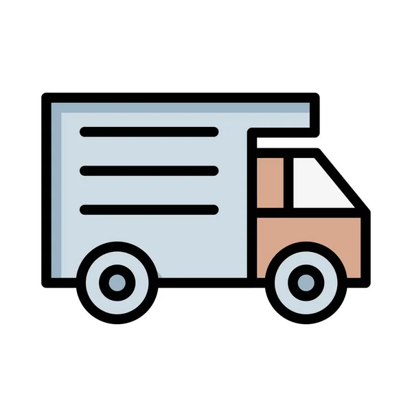 Lkw Lieferung Vektor Illustration — Stockvektor