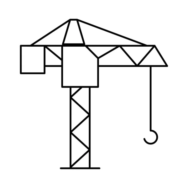 Векторная Иллюстрация Крановых Подъемников — стоковый вектор