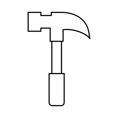 onarım düzeltme vektör çizim çekiç 