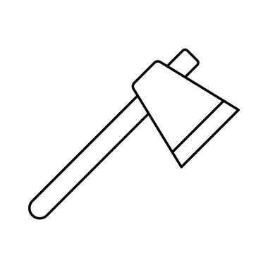 balta Hatchet inşaat vektör çizim 