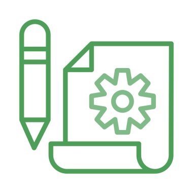 Belge mimar sayfası vektör çizim 