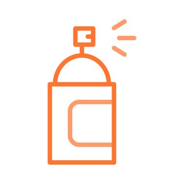 sprey şişe boya vektör çizim 