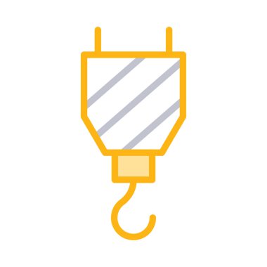 Vinç kanca lifter vektör çizim 