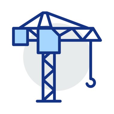 Vinç lifter kanca vektör çizim 