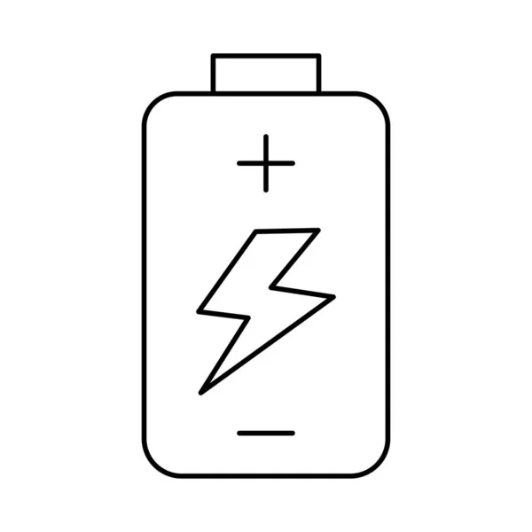 Векторная Иллюстрация Аккумулятора Заряда Батареи — стоковый вектор