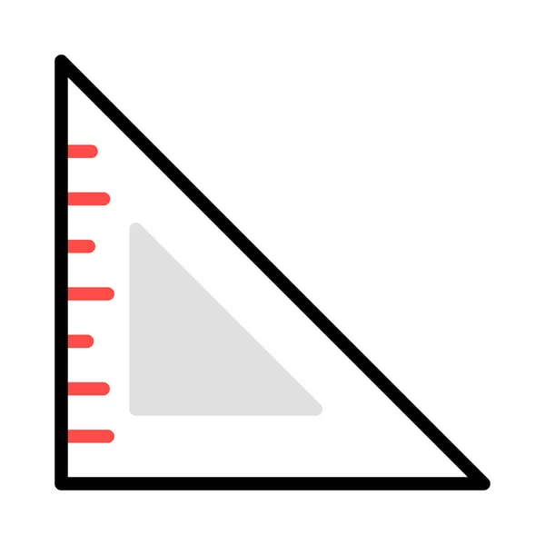 Protractor Medida Geometria Vetor Ilustração — Vetor de Stock