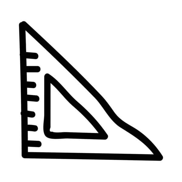 Protractor Icône Plate Isolée Sur Fond Blanc Vecteur Illustration — Image vectorielle