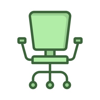 sandalye boş koltuk vektör çizim 