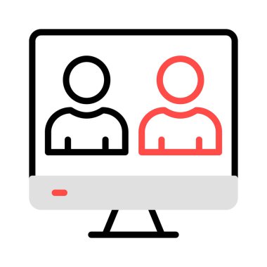 hesap kullanıcı profili vektör çizim 