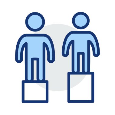 başarı podyum kazanan vektör çizim 