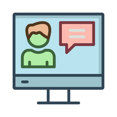 profil Kullanıcı Mesaj vektör çizim 