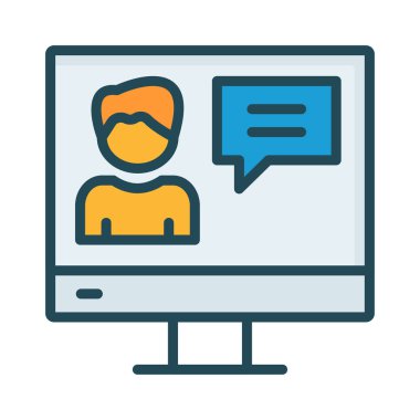 profil Kullanıcı Mesaj vektör çizim 