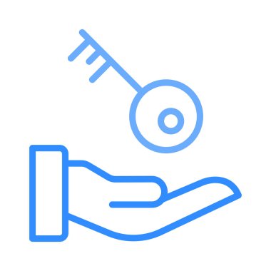 tuş kilidi erişim vektör çizim 