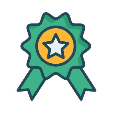 madalya rozet Ödülü vektör çizim 