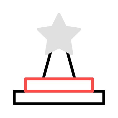 Başarı Ödülü Ödülü vektör çizim 