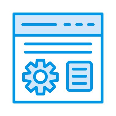 Web sayfası tarayıcı vektör çizim 