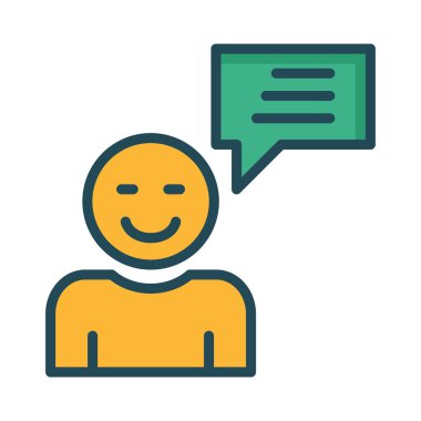 Kullanıcı iletisi profil vektör çizim 