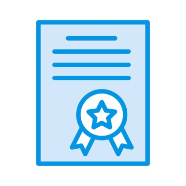 Sertifika derecesi başarı vektör çizim 