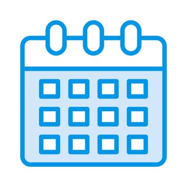 Takvim tarihi ay vektör çizim 